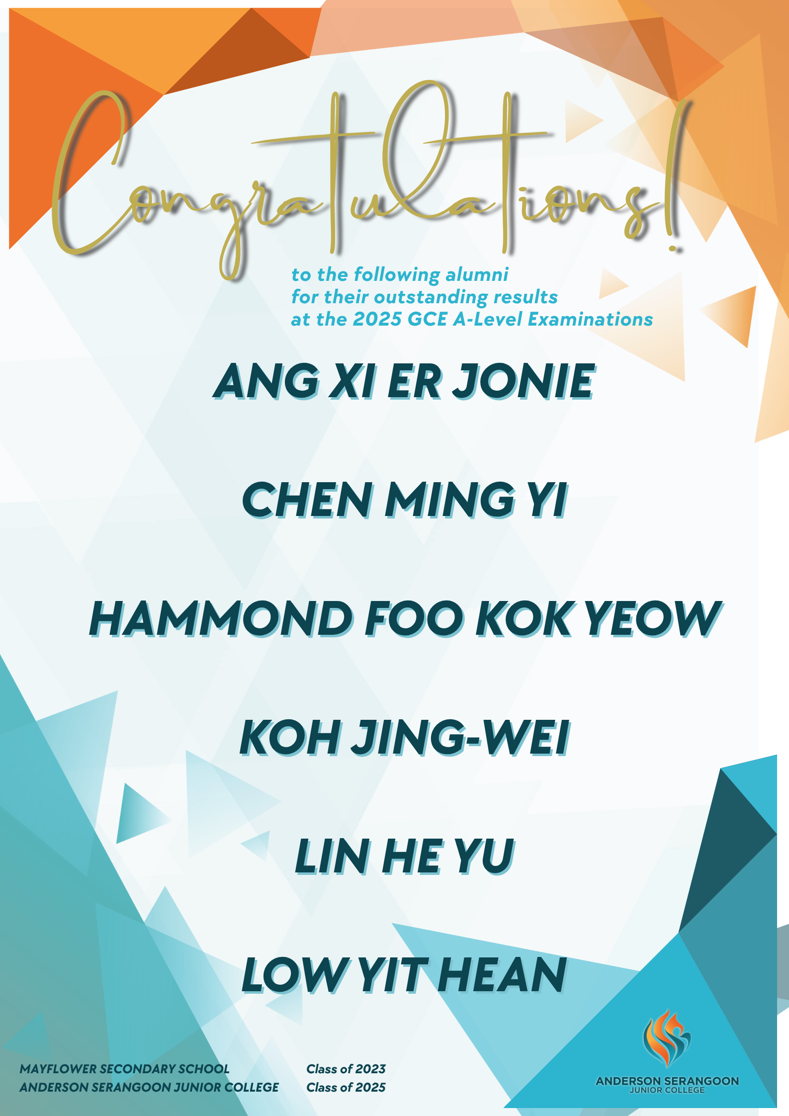 Congratulation poster